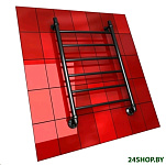 Картинка Полотенцесушитель Двин J Black 80x50