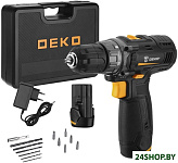 Картинка Дрель-шуруповерт Deko GCD12DU3 SET6 063-4007 (с 2-мя АКБ, кейс)