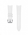 Картинка Ремешок Samsung Hybrid Leather для Samsung Galaxy Watch4 (20 мм, M/L, белый) (ET-SHR89LWEGR