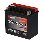 Картинка Мотоциклетный аккумулятор RDrive eXtremal Silver YTX14-BS (12.6 А·ч)