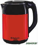 Картинка Электрочайник SAKURA SA-2168BR (черный/красный)