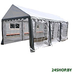 Картинка Тент-шатер Sundays Party 3x6 м (белый/серый)