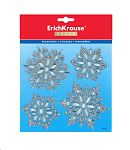 Картинка Набор наклеек Erich Krause Decor Жемчужный снегопад (45727)