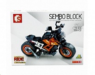 Картинка Конструктор Sembo Block 701124 Мотоцикл (214 деталей)
