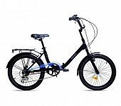 Картинка Детский велосипед Aist Smart 20 2.1 2021 (черный/синий)