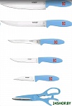 Картинка Набор ножей VITESSE VS-8130 (синий)