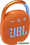 Картинка Беспроводная колонка JBL Clip 4 (оранжевый)