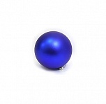 Картинка Елочный глянцевый шар Greenterra (100 мм, синий)