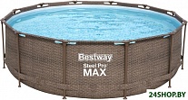 Картинка Каркасный бассейн Bestway Steel Pro MAX Ротанг 56709 (366х100, с фильтр-насосом)