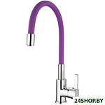 Картинка Смеситель Ledeme H98 L4898-8 (фиолетовый/хром)