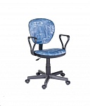 Картинка Компьютерное кресло OLSS Гретта Самба (синий, джинсы)