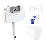 Картинка Унитаз Lavinia Boho Relfix Aveo Rimless 5 в 1 87060257 (белый пластик)