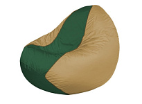 Картинка Бескаркасное кресло Flagman Classic К2.1-30 (зеленый/темно-бежевый)