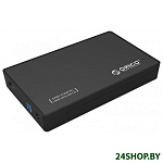 Картинка Бокс для внешнего подключения ORICO 3588US3-BK