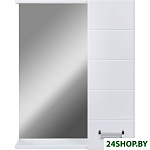 Картинка Шкаф с зеркалом Doratiz Вега 70 (правый, белый)