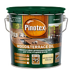 Картинка Масло Pinotex Wood & Terrace Oil База 2.7 л