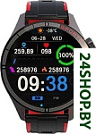 WS-GS58 (черный, с красным силиконовым ремешком)