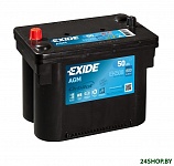 Картинка Автомобильный аккумулятор Exide Start-Stop AGM EK508 (50 А/ч)