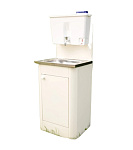 Картинка Умывальник Петромаш Дачный с ЭВН ЭВБО-17 (бежевый, мойка нержавейка)