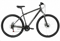 Картинка Велосипед Altair AL 29 D р.17 2022 (черный матовый/черный)