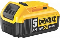 Картинка Аккумулятор DeWalt DCB184-XJ (18В/5 Ah)