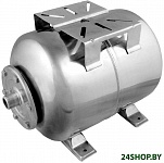 Картинка Гидроаккумулятор Unipump Горизонтальный 100 л (нержавеющая сталь) (54872)