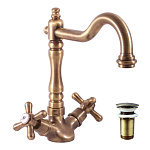 Картинка Смеситель Slezak RAV Морава Ретро MK121.5/8SM