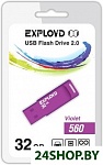 Картинка USB флэш-накопитель EXPLOYD 32GB-560 (фиолетовый)