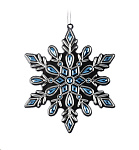 Картинка Игрушка Erich Krause Decor Снежинка лазурная (49590)