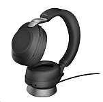 Картинка Наушники Jabra Evolve2 85 USB-A MS (черный, с зарядной базой)