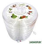 Картинка Сушилка для овощей и фруктов Спектр-Прибор Ветерок ЭСОФ2-0.5/220-02 (5сит, прозрачный)