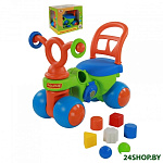 Картинка Каталка Полесье Крокодильчик (в коробке) (66244)