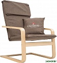 Интерьерное кресло Calviano Soft 1 (коричневый)