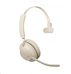 Картинка Наушники Jabra Evolve2 65 UC Mono USB-С (бежевый)