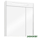 Картинка Зеркальный шкаф Акватон Сильва 60 (дуб полярный) (1A216202SIW70)