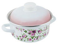 Картинка Кастрюля Лысьвенские эмали Китайская роза С-1510АП2/7