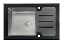 Картинка Кухонная мойка TOLERO Ceramic glass TG-660 (черный)