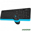 Клавиатура + мышь A4Tech Fstyler FG1010 Blue