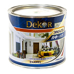 Картинка Эмаль Dekor ПФ-115 (белый, 1.8 кг)