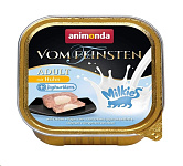 Картинка Консервированный корм для кошек Animonda Vom Feinsten Adult с курицей и йогуртовой начинкой