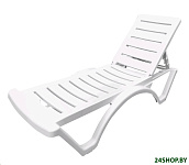 Картинка Шезлонг NoBrand Adriano Classic Р6001БЕЛ (белый)
