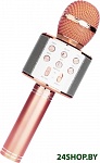 Картинка Микрофон Wster WS-858 (розовый)