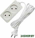2 розетки, белый, 5 м [481S-0205]