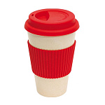 Картинка Многоразовый стакан Inspirion Geo Cup 56-0304187 400 мл (белый/красный)