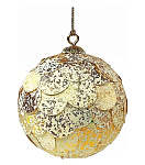 Картинка Елочная игрушка EnjoyMe Paper ball en-ny0069 (золотистый мрамор)