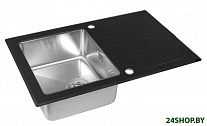 Картинка Кухонная мойка ZorG GS 7850 (черный)