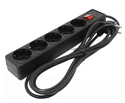 Картинка Сетевой фильтр SVEN Optima Base 5 розеток (3 м) (черный)