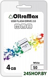Картинка Флеш-память USB Oltramax 50 4GB (белый)