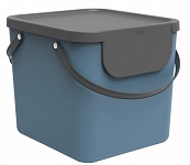 Картинка Контейнер для раздельного сбора мусора Rotho Albula 1034406161 (40 л, голубой)