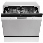 Картинка Посудомоечная машина Weissgauff TDW 4006 S (серебристый/черный)